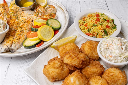 Scallops and Flounder