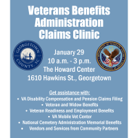  Georgetown County to host one-stop veterans benefits claims clinic