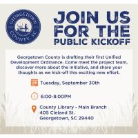 Georgetown County launches Unified Development Ordinance initiative 