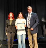 Dover, Rollinsford and South Berwick Lions Club Presents Berwick Academy Scholarship Award to Leila Beakes
