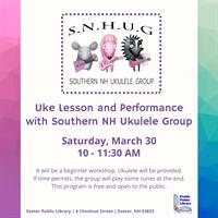 Southern NH Ukulele Group to Host Beginners Workshop at Exeter Library