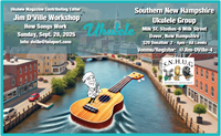 Southern NH Ukulele Group to Host Workshop with Jim D’Ville