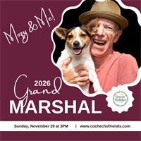 Mozy & Me Named Grand Marshal of 2026 Dover Parade