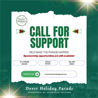 Dover Holiday Parade Announces New Sponsors