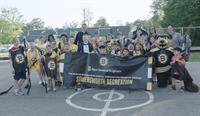 Wentworth-Douglass/Mass General and Boston Bruins Bring Hockey Equipment and Lessons to Somersworth