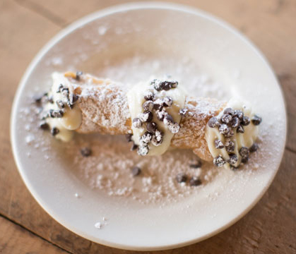Homemade Cannoli -Have it with or without chocolate chips! 