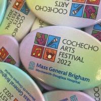 2022 Cochecho Arts Festival buttons are available!