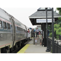 Amtrak Downeaster's Old Orchard Beach Service Starts