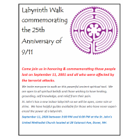 Labyrinth Walk Commemorating the 25th Anniversary of 9/11