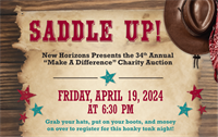  Join New Horizons for the 34th Annual “Make A Difference” Charity Auction