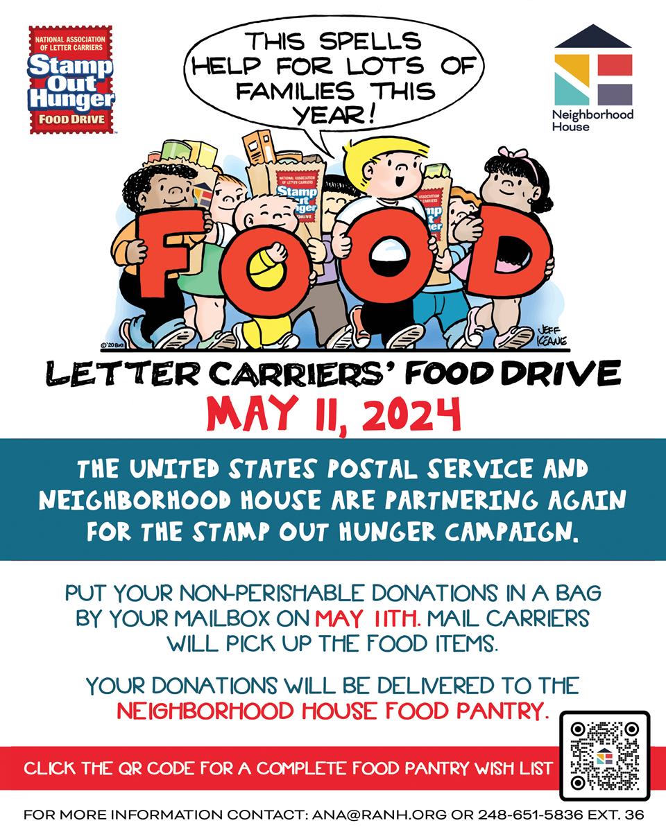 Stamp Out Hunger May 11 2024 Auburn Hills Chamber of Commerce