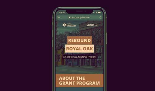 Rebound Royal Oak Website Project for Royal Oak DDA