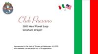 Club Paesano Charity Carnevale Dance