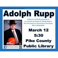 Adolph Rupp Living History Portrayal