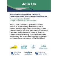 Reducing Employee Risk: COVID-19, Tobacco Use and Smoke-Free Environments