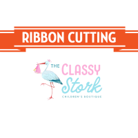 The Classy Stork Ribbon Cutting