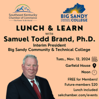 Lunch & Learn with Samuel Todd Brand, Ph.D.