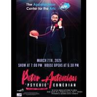 Peter Antoniou Psychic Comedian at the Appalachian Center for the Arts