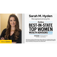 Sarah Hyden Named to Forbes'  Top Women Wealth Advisors Best-in-State Ranking for 2024