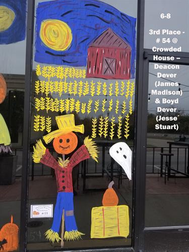 2020 Halloween Window Painting Winners