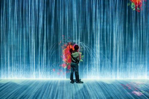 teamLab's "Flowers and People, Cannot be Controlled but Live Together"  Photo: James Livingston