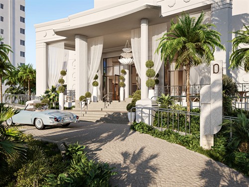 Delano Miami Beach Entrance