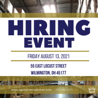 Hiring Event at Crown Services