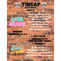 TinCap September Events