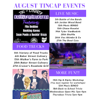 August Events at TinCap