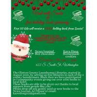 Visit with Santa & free holiday books!