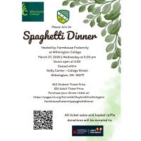 Spaghetti Dinner Hosted by Farmhouse Fraternity at Wilmington College