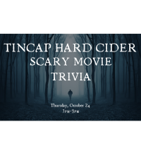 TinCap Hard Cider Scary Movie Trivia