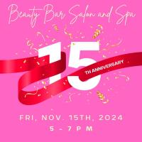 Beauty Bar Salon Celebrates 15 Years in Business