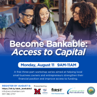 Free Workshop! Become Bankable Part 2: Access to Capital