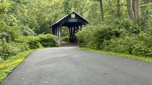 Dr. Nathan Hale Bridge on the Luther Warren Peace Path