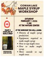 Cowan Lake Maple Syrup Workshop