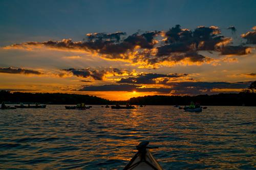 Sunset at Cowan Lake