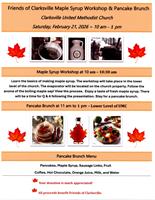 Friends of Clarksville Maple Syrup Workshop & Pancake Brunch