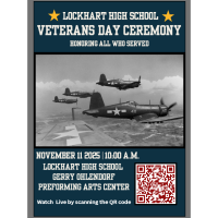 Lockhart High School Veteran's Day Celebration