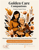 Golden Care Companions: Caregiver Support Group