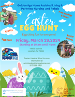 Community Easter Egg Hunt Festival at Golden Age Home Assisted Living in Lockhart, TX