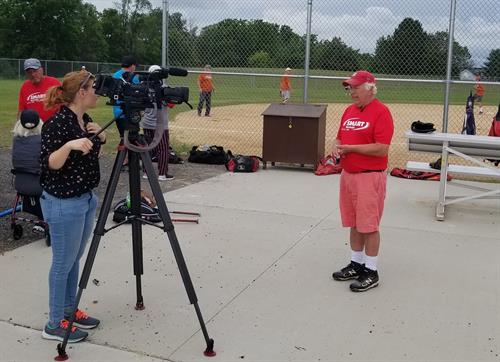 Greater Madison Senior Softball League Bob Ruhland WMTV 15 interview