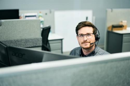 Focused and ready—Clarity Technician, Ryan, in action from behind the scenes
