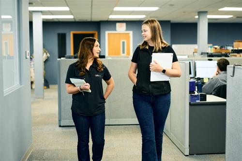 Walking with purpose—Clarity team members on the move, keeping operations smooth and clients supported.