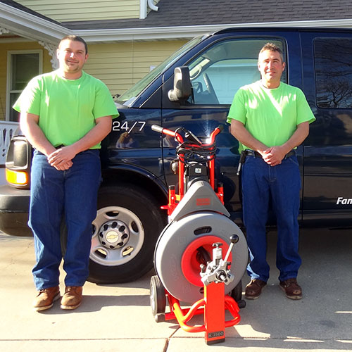 Mark and Chris Ripp are ready to help with all your sewer & drain cleaning needs!
