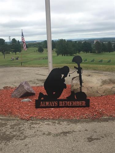 Proud to be a hole sponsor for "Tee it up for the Troops" and to donate these signs to the Middleton VFW (2016_)