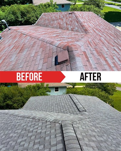 Roof replacement detail in Madison, WI