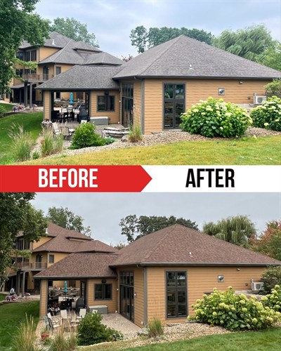 Roof replacement after hail damage in Merrimac, WI