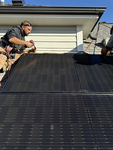 Solar panel install in Waunakee, WI