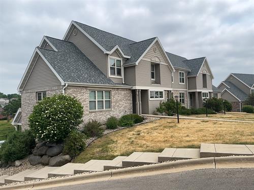 A brand new roof on this multi-family unit in Madison, WI. 